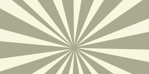 Cream Color Sunburst Background Design  Soft Radiant Abstract Vector Rays Pattern Design.