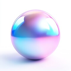 Obraz premium Colorful, iridescent sphere (1)