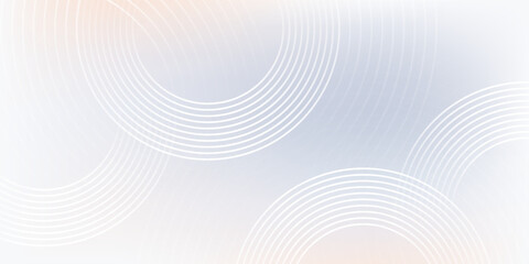 Abstract grey background with dynamic circle lines
