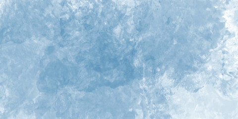 Blue watercolor wash texture with abstract paint blending and cloudy effects

