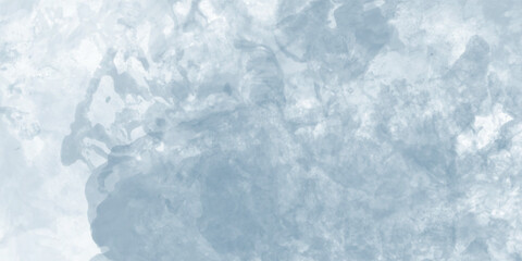 Obraz premium Abstract handmade watercolor artwork in light blue with grunge and ink overlay