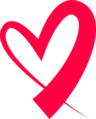 Love symbol, heart icon