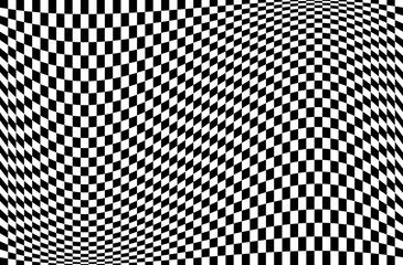Wavy checkered pattern