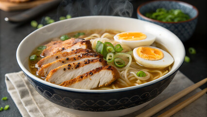 Grilled Chicken Breast Salmon Tofu Protein to Eat with Healthy Bowl for Food Menu Commercial Use