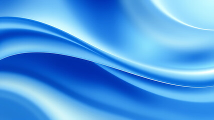 Abstract blue background with blue waves. Ideal for backgrounds, wallpapers and design elements. Smooth gradients and flowing shapes create a soothing effect.