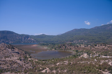Obraz premium Türkiye landscape on a sunny autumn day