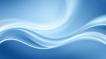 Abstract blue background with blue waves. Ideal for backgrounds, wallpapers and design elements. Smooth gradients and flowing shapes create a soothing effect.