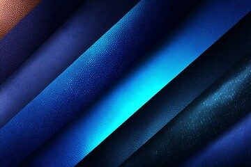 Abstract diagonal colorful leathers textures in tones of blue and brown hues design