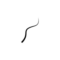strands of hair icon vector illustration
