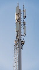 Tower with aerials of cellular