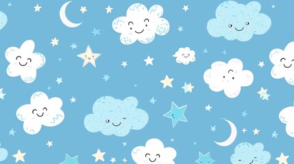 Light Blue Cartoon Anime Style Background: A Delightful Fusion of Whimsy and Visual Charm