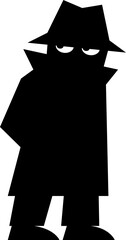 Spy icon, spy shape, spy emoji, spy emoticon
