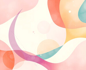 Abstract Background With Colorful Waves