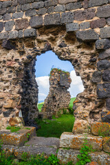 Ruins of the Tormak church (4th century) in Armenia