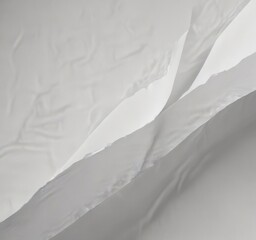 Obraz premium Deep creases, textured white paper, worn edges , abstract, creased paper