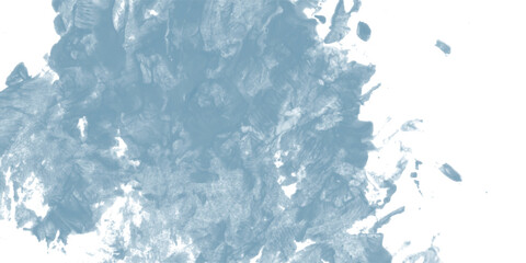 Fototapeta premium Artistic blue ink splash with watercolor brush textures and faded paper background