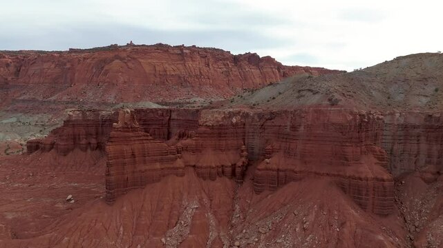 View of Cassidy Arch at Capitol Reef National Park