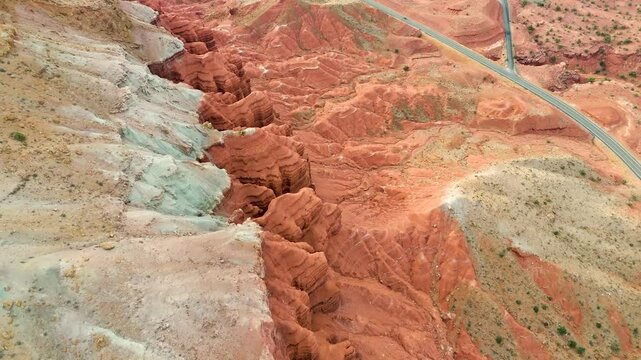 View of Cassidy Arch at Capitol Reef National Park