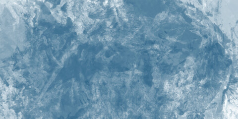 Abstract soft blue watercolor painting with cloudy texture and fluid brush patterns


