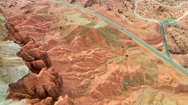 View of Cassidy Arch at Capitol Reef National Park