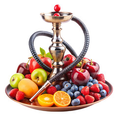 Delicious Fruit  Hookah HighQuality Stock Photo isolated on transparent background