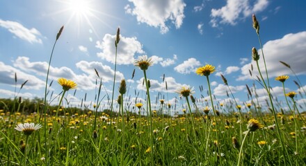 field of daisies