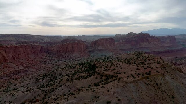 View of Cassidy Arch at Capitol Reef National Park