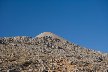 Türkiye Mesopotamia Mount Nemrut on a sunny spring day
