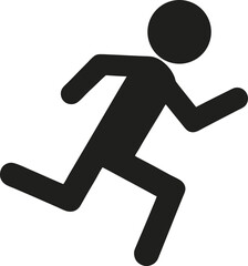 running man vector