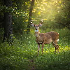 white tailed deer