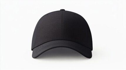 Fototapeta premium Stylish Black Baseball Cap - Versatile Everyday Accessory