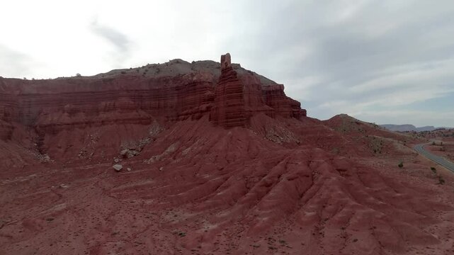 View of Cassidy Arch at Capitol Reef National Park