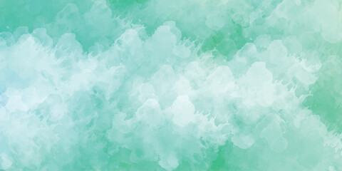 Blue yellow sky gradient watercolor background with cloud texture colorful watercolor background of abstract sunset sky with paint blotches and soft blurred texture in blue green yellow beige Water 