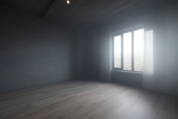 Fototapeta premium empty room with a window