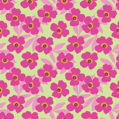 Seamless watercolor floral pattern design