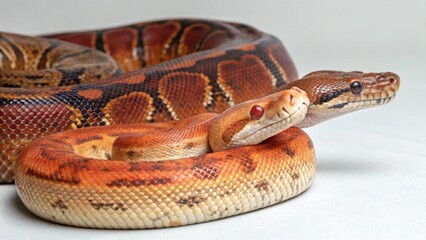Obraz premium Boas on studio background 