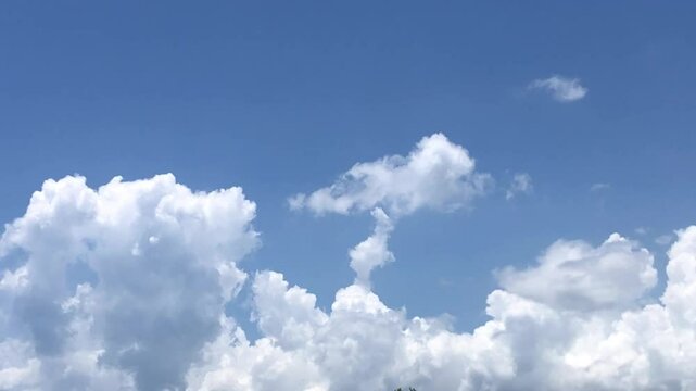 blue sky with clouds