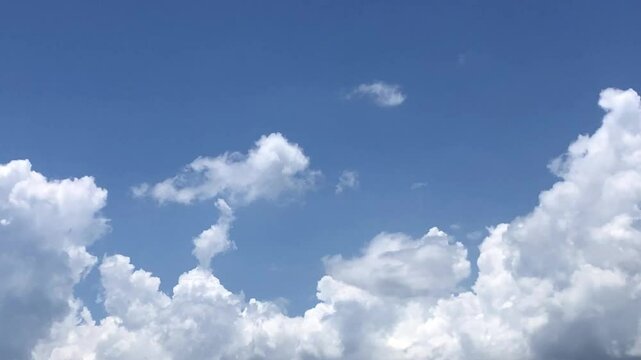 blue sky with clouds