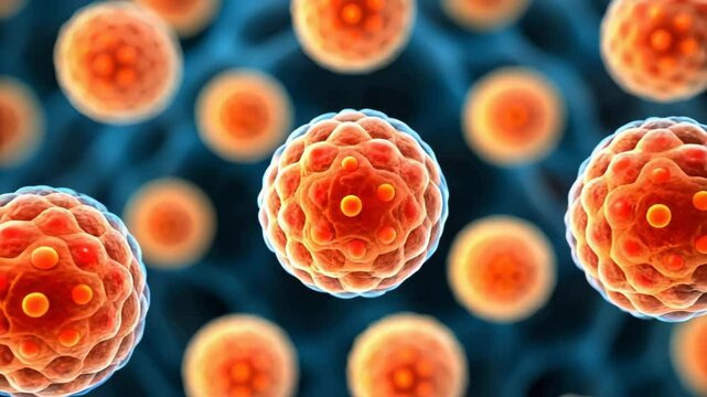 A detailed image showcasing cellular receptors interacting at a microscopic level.