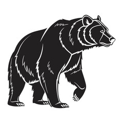 vector illustration of a bear