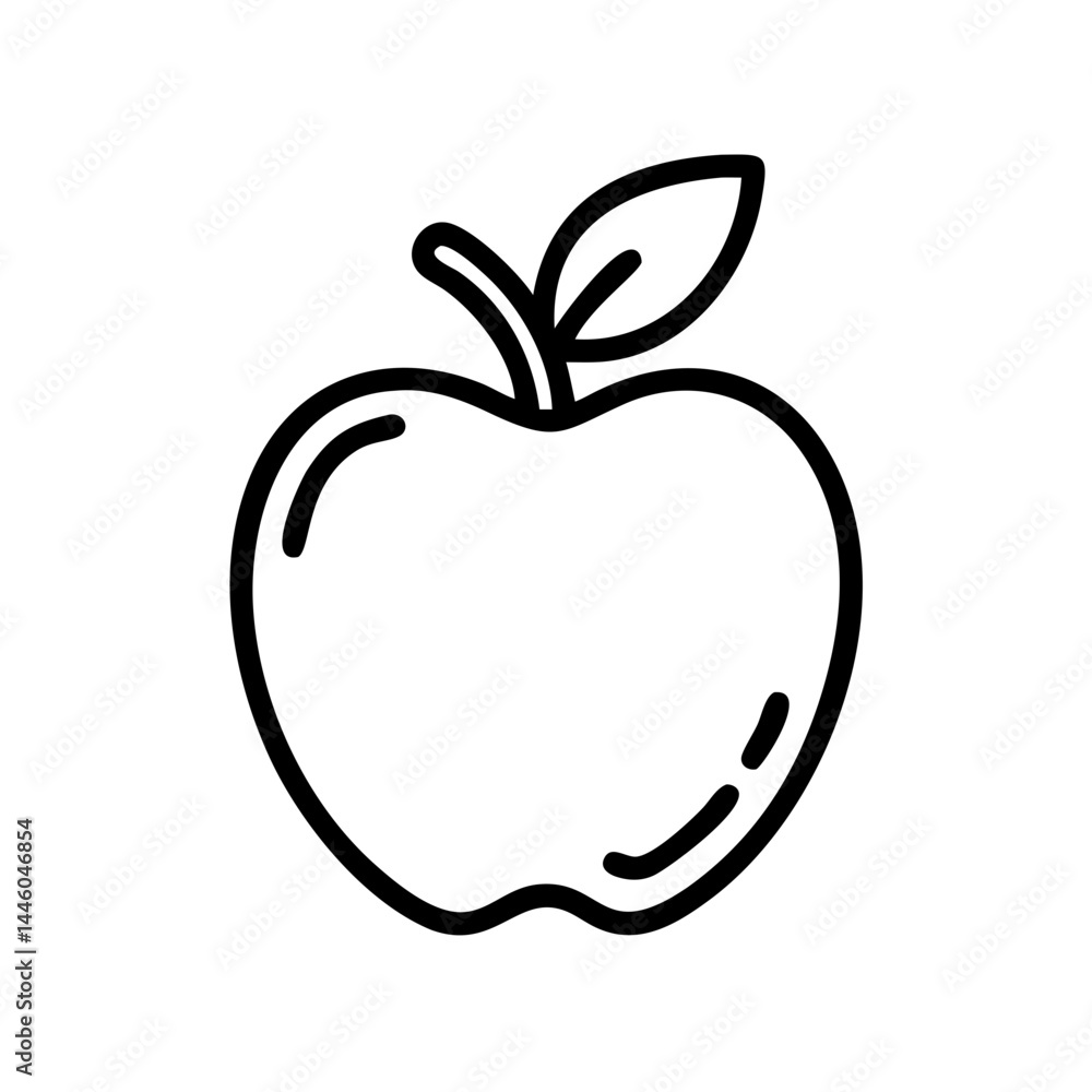 Poster apple transparent background for web and graphic design