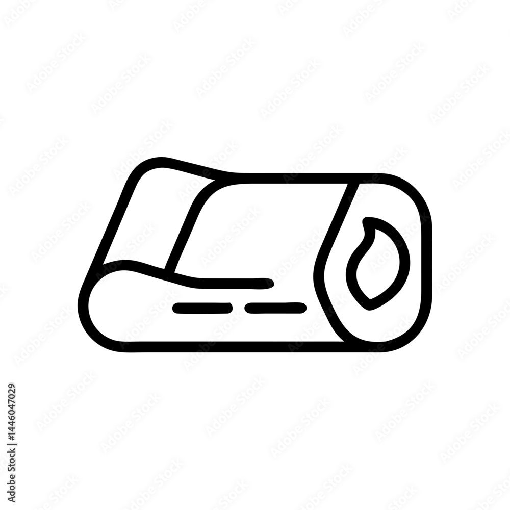 Poster blanket transparent background for web and graphic design