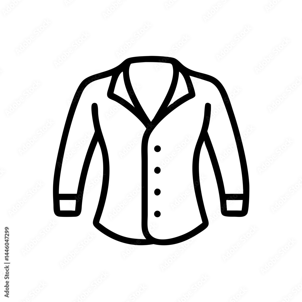 Poster button up cardigan transparent background for web and graphic design