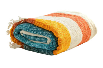 Soft striped teal orange yellow throw blanket cozy and warm perfect for snuggling