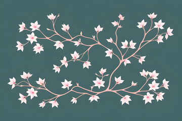 seamless pattern with flowers