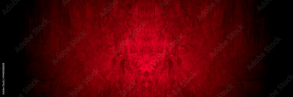 Poster old wall texture cement black red background abstract dark color design are light with white gradien