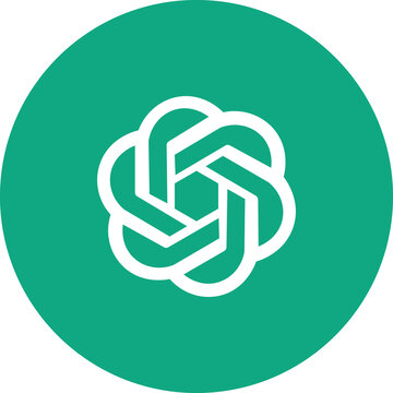 Chatgpt icon on transparent background