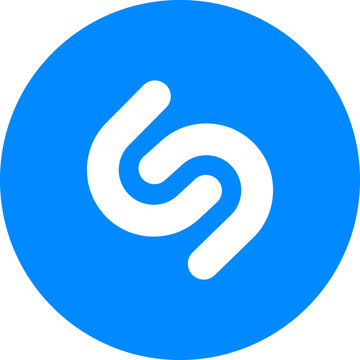 Shazam icon on transparent background
