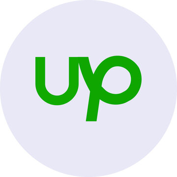 Upwork icon on transparent background
