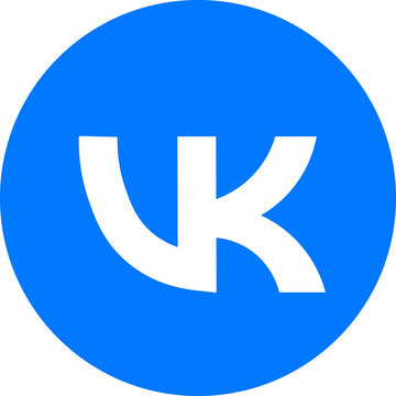 Vkontakte icon on transparent background